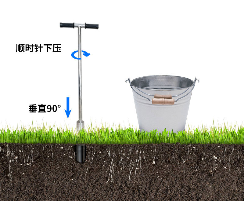 土壤墑情在線(xiàn)監(jiān)測(cè)系統(tǒng)安裝之鉆孔法