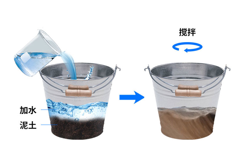 土壤墑情在線(xiàn)監(jiān)測(cè)系統(tǒng)安裝之倒入泥漿